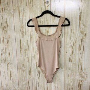 NEW Lisakai Bodysuit M PacSun Cream M